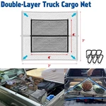 4FT X Double Layer Cargo Net For Pickup Truck Bed Heavy Mesh Organizer. Fixed Price $35.92.