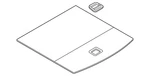 Genuine Audi Spare Tire Compartment Cover 80A-861-531-G-GW8. Fixed Price $349.48.