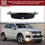 For Vw Touareg Suv Parcel Shelf Boot Load Cover 7P5 2012 2017 7P6867773H. Fixed Price $74.76.