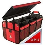 Tuff Viking Convertible Large Compartment Suv Trunk 3-IN-1 With Cover, Red. Fixed Price $77.73.