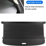 Trunk Cargo Cover For Porsche Cayenne 19-24 Rear Retractable Luggage Shade Black. Fixed Price $68.88.
