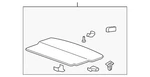 Genuine Honda Package Tray 84400-SWA-A01ZF. Fixed Price $793.29.