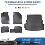 Floor Mats & Trunk Cargo Liner For Kia Rio 2012-2017 Sedan 3D Tpe Full Set. Fixed Price $122.99.
