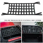 1X Heavy Roof Hammock Cargo Storage Top Mesh For Jeep Wrangler Yj Tj Jk Jl Black. Fixed Price $21.49.