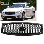 Front Upper Grille W/camera Option For Infiniti Q70L 2015-2019 Black. Fixed Price $111.35.