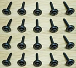 20 Black Kick Panel Screws! For Classic Mopar Body Cuda Duster Dart Etc. Fixed Price $29.50.