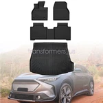 3D Tpe Floor Mats Trunk Cargo Liners For 2023-2025 Subaru Solterra/toyota BZ4X. Fixed Price $51.19.