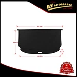 Rear Trunk Cargo Cover Retractable Security Fits Kia Niro 2017 2018 2019-2022. Fixed Price $76.36.