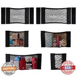 Xiwumoer Mesh Cargo Net Organizer With Tape - Elastic, Storage, Wall Sticker. Fixed Price $41.94.