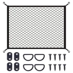 Jingke Elastic Cargo Net With Fixing Hooks D-rings Luggage Cover For Suv Rear.... Fixed Price $22.39.