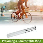 Bike Seat Posts 25.4X200MM Durable Saddle Tube Silver Tone Steel. Fixed Price $11.34.