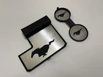 Ford Mustang Inserts - Cup Holder, Front, & Center Console Trays (2015 2023). Fixed Price $44.95.