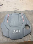 22 Audi SQ5 Black Plastic Engine Cover W/red Accent, See Notes & Pictures. Fixed Price $180.00.