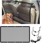 Car Dog Barrier Net, Auto Protection Fence Backseat Mesh Pet 44" 24". Fixed Price $25.00.