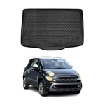 Omac Cargo Mats Liner For Fiat 500L 2014-2020 Rear Trunk Waterproof Tpe Black. Fixed Price $69.99.