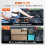 Adjustable Cargo - Heavy Duty Truck Bed Bar, 220 Lbs Capacity For Pickup &. Fixed Price $42.25.