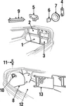 Genuine Gm Cargo Net 90492459. Fixed Price $7.41.