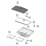 For Jeep Grand Cherokee L 2021-2023 Mopar Rear Cargo Mat. Fixed Price $377.78.