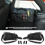 Black Rear Trunk Side Storage Bag Pockets Organizer For Jeep Wrangler Jk 2007-17. Fixed Price $45.99.