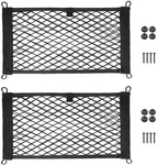 2 Pack Large Cargo Net For Trunk, Rv, Boats 18 X 9.8 Inches, Black. Fixed Price $21.76.