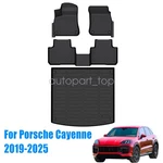 3D Floor Mats Liners &trunk Cargo Tpe For 2019-2025 Porsche Cayenne 4PCS. Fixed Price $128.19.