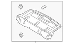Genuine Mazda Pkg Tray Trim BDTS-68-3A0B-02. Fixed Price $141.11.