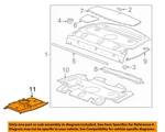 Gm Oem 13-19 Xts Rear Body Floor Interior Trim-lower Cover 23152861. Fixed Price $94.77.