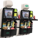 Plzpik Car Backseat Organizer With Tablet 2PACK Food Tray, Black. Fixed Price $48.99.