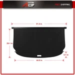 Fits Kia Niro 2017 2018-2022 Cargo Cover Rear Trunk Privacy Shade Retractable. Fixed Price $79.49.