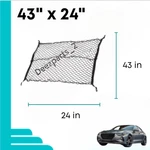 43" X 24" Floor Trunk Cargo Net For Genesis G70 G80 G90 (2017-2024) Holder. Fixed Price $16.50.
