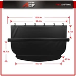For Honda Cr-v 2007 2008-2011 Cargo Cover Rear Trunk Privacy Shade Retractable. Fixed Price $83.69.