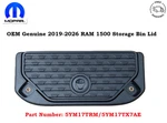 Oem 2019-2024 Dodge Ram 1500 Floor Storage Compartment Lid Cover 5YM17TX7AE. Fixed Price $55.00.