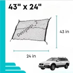 43" 24" Floor Trunk Cargo Net Luggage Holder For Volvo XC70 2003-2016. Fixed Price $16.50.