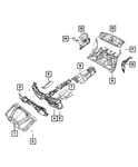 Genuine Mopar Rear Shelf Silencer 55315146AH. Fixed Price $92.22.