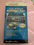 Highland Trunk Organizer Bulkhead Net Storage Secure Exterior Interior. Fixed Price $12.00.