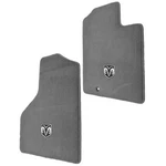 Oem Carpeted Floor Mats Embroidered Rams Head Gray Front Pair For Pickup New. Fixed Price $139.85.