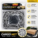 Cargoloc Pickup Truck Net 60" X 78" Heavy Duty Bungee W/ 24 Hooks. Fixed Price $29.99.