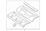 Genuine Mercedes-benz Package Tray 204-690-40-00-9F52. Fixed Price $401.46.