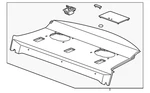 Genuine Gm Light Neutral Rear Window Panel Trim 22848635. Fixed Price $86.73.