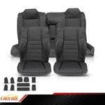 Seat Covers Fits 2011-14 Dodge Challenger Sxt Rt Black Front & Rear Full Set. Fixed Price $162.76.