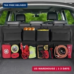 Snuopfy Car Trunk Organizer, Backseat Hanging With 8 Large Storage Bag. Fixed Price $27.17.