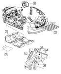 Genuine Mopar Rear Cargo Floor Cover YE93BDAAC. Fixed Price $186.78.