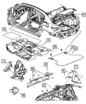 Genuine Mopar Cargo Net Hook 4628911AA. Fixed Price $6.28.