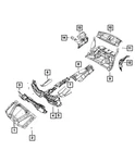 Genuine Mopar Wheelhouse Silencer Right 68243274AB. Fixed Price $139.65.