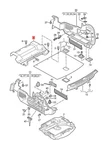 Genuine Audi A5 S5 Cabriolet F57 F5E Insert Part 8W7863373A. Fixed Price $110.72.