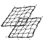 15.7"X15.7" 2PACK Bungee Cargo Net Motorcycle, Made Of Latex Heavy Duty Bunge.... Fixed Price $15.63.