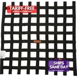 Racequip 726009RQP, One Black Polypropylene Ribbon Net 24X24 Sfi Performan. Fixed Price $78.82.