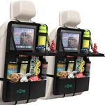 Plzpik Car Backseat Organizer With Tablet 1PACK Food Tray, Black. Fixed Price $32.99.