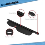 Rear Cargo Cover Retractable Security Shade For 2019-2024 2025 Chevrolet Blazer. Fixed Price $86.99.