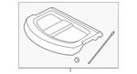 Genuine Volkswagen Tonneau Cover 5C5-867-769-D-IGP. Fixed Price $423.57.